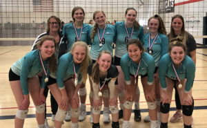 U15 team teal pic first place
